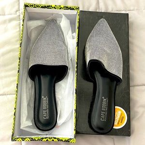 Cape ribbon Glamorous flat mules